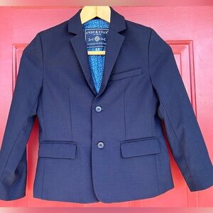 ANDY & EVAN s8 boys’ navy blazer-looks NEW-washable-lightweight-stretch fabric